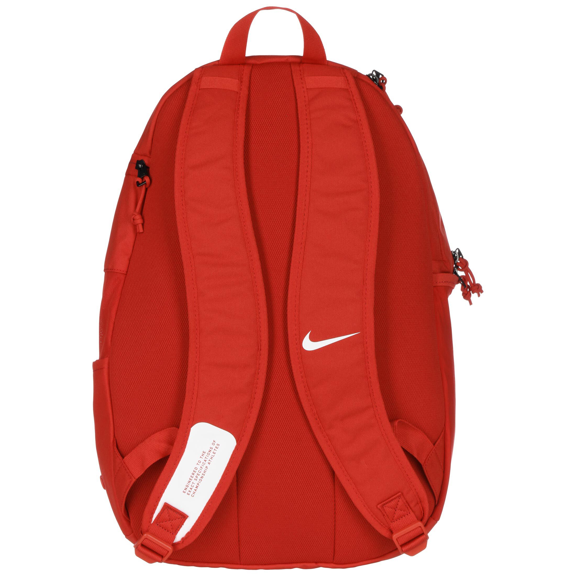 Nike Academy Storm-Fit Team Rucksack rot-weiß