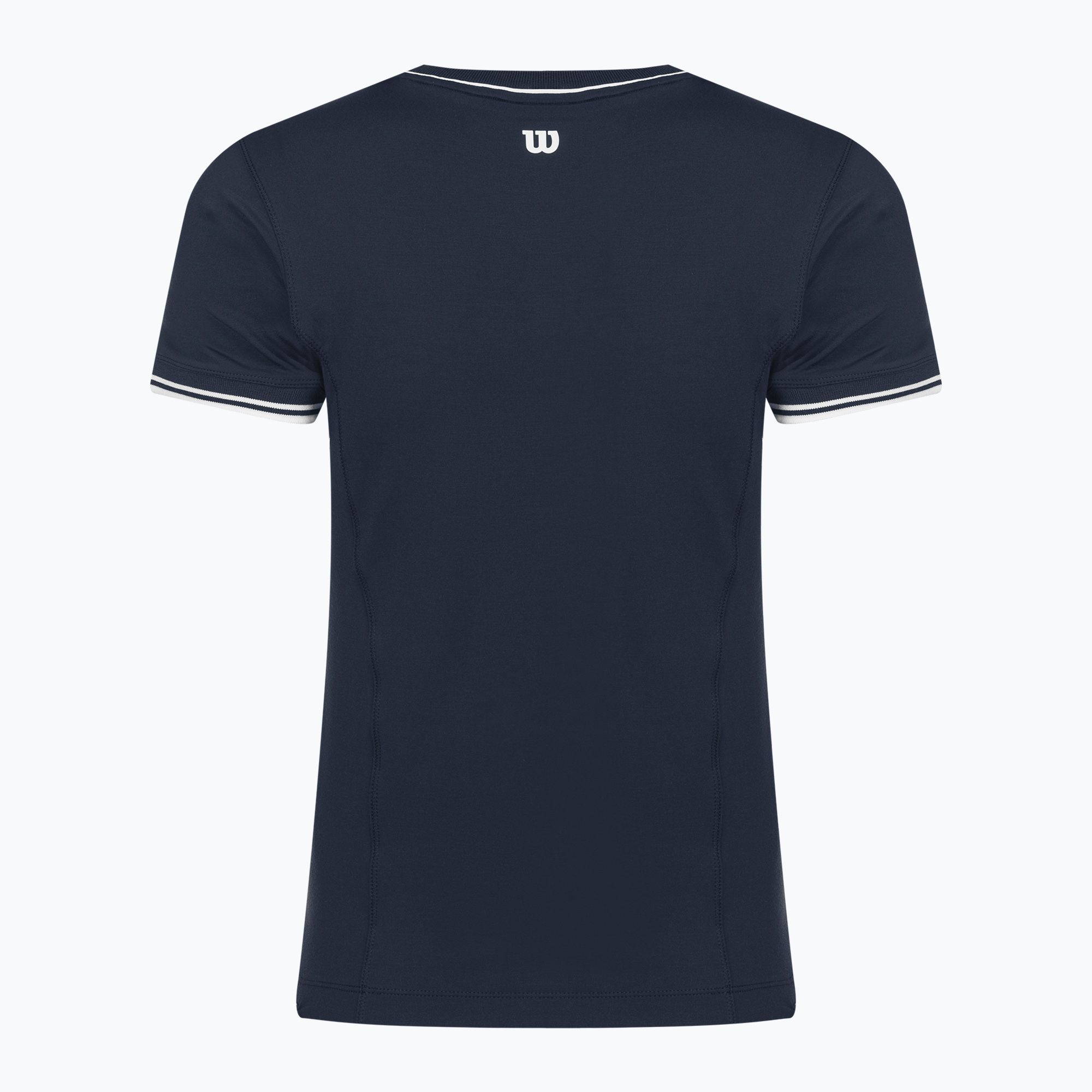Wilson Damen Team Seamless T Shirt Tennisshirt dunkelblau