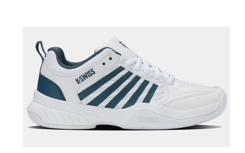 K- Swiss Kinder Court Express 2 Carpet Tennisschuh Hallenschuh weiß petrol 39