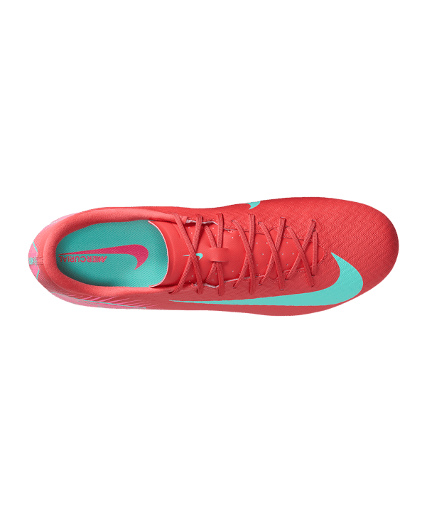 Nike Herren Zoom Vapor 16 Academy FG/MG Fußballschuh rot, pink, türkis