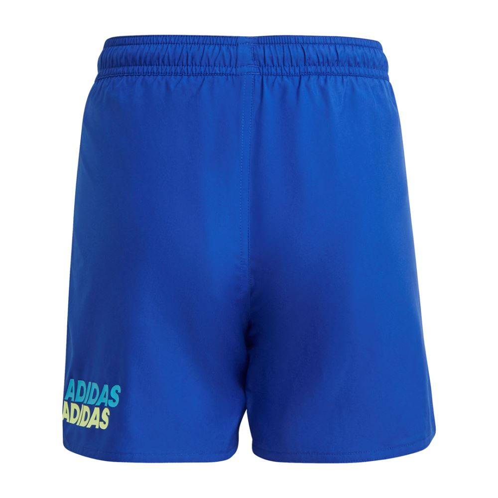 Adidas Kinder Linear Performance Badeshort Schwimmhose blau