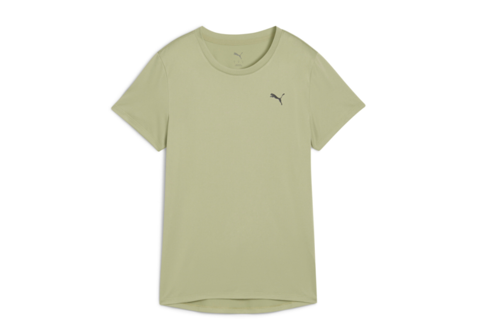 Puma Damen TAD Essential Crew T- Shirt Trainingsshirt grün
