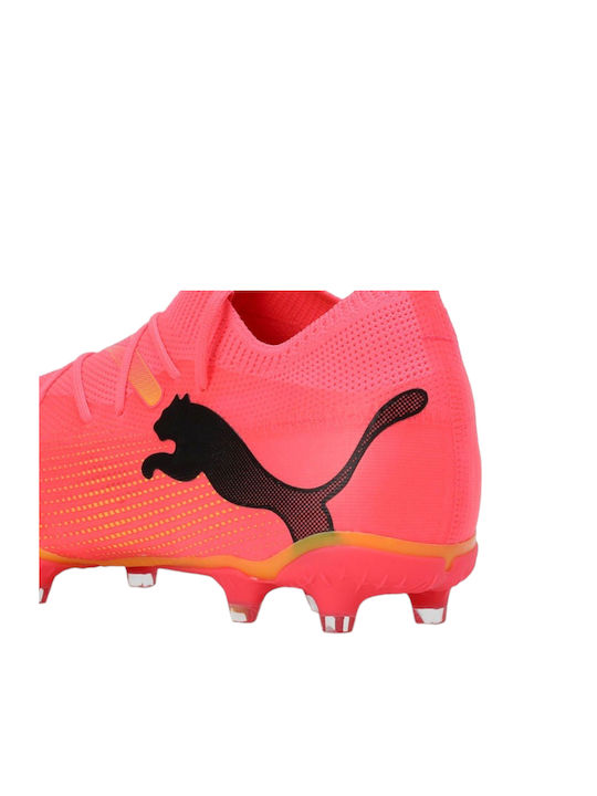 Puma Herren Future Match 7 FG/AG Fußballschuh pink-schwarz