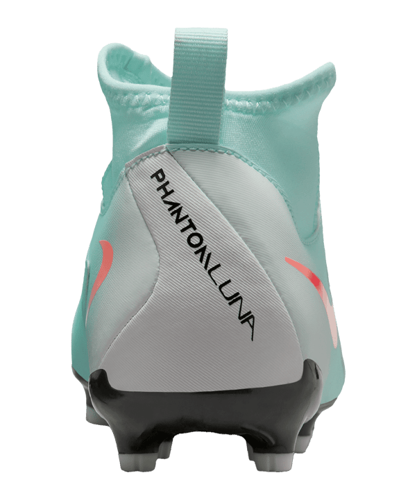 Nike Kinder Phantom Luna 2 Academy Fußballschuhe türkis, pink, schwarz 38,5
