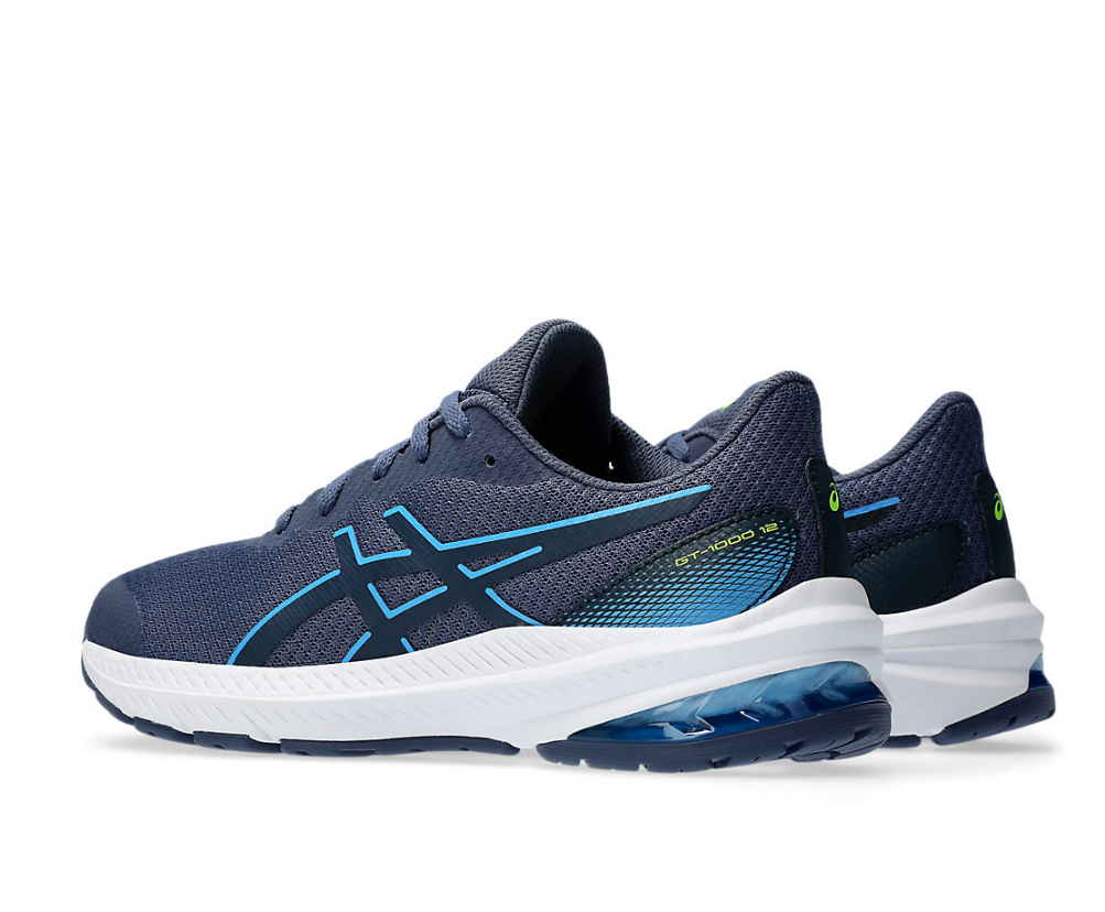 Asics Kinder GT-1000 12 Laufschuh Sportschuh dunkelblau-weiß