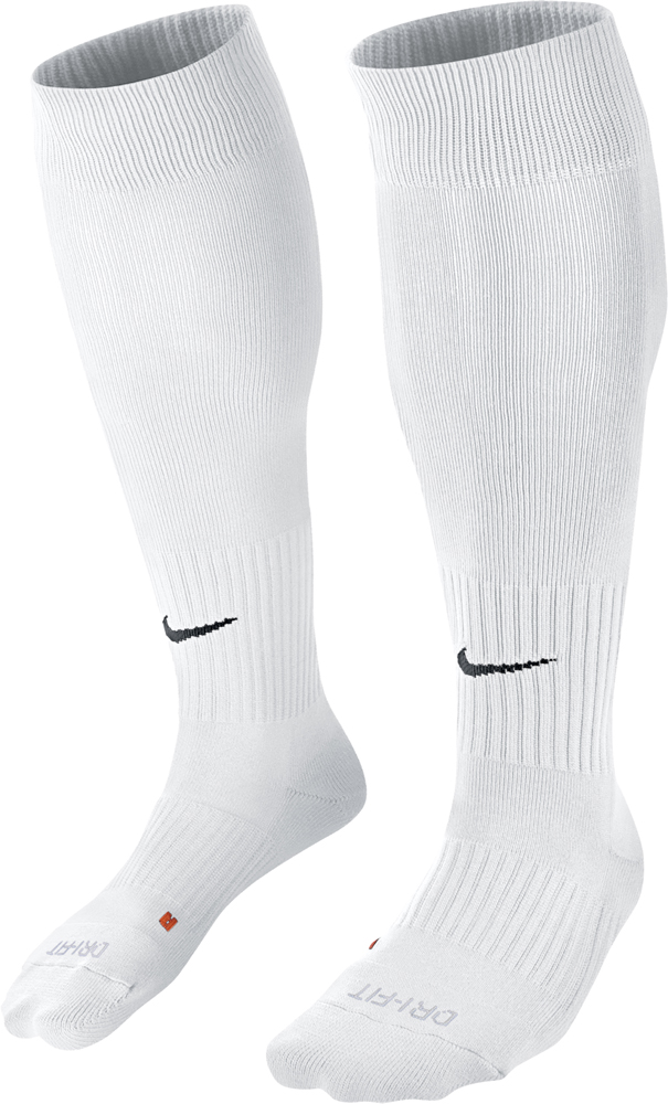 Nike Classic II Dri-Fit Stutzenstrumpf weiss Gr. L