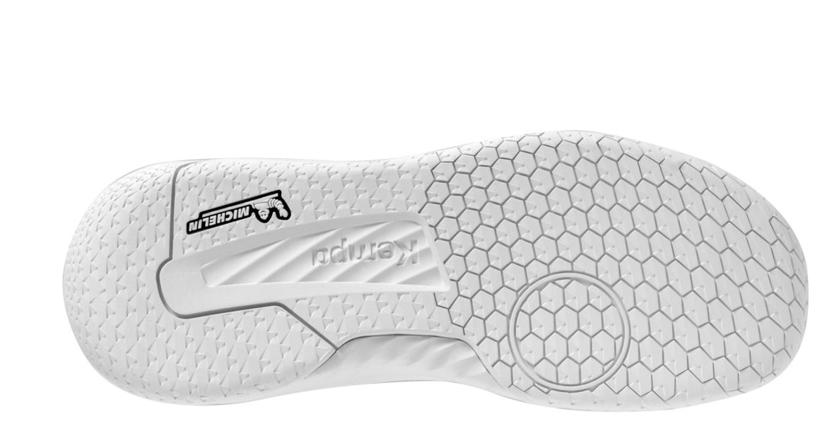 Kempa Kinder Kourtfly Junior Handballschuh weiß schwarz rot 36