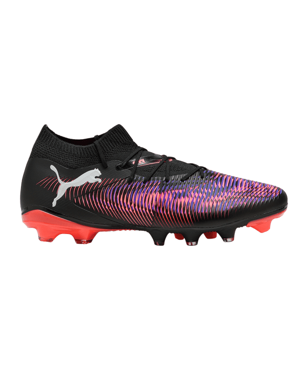 Puma Herren Future 8 Match FG/AG Fußballschuh schwarz, orange, lila