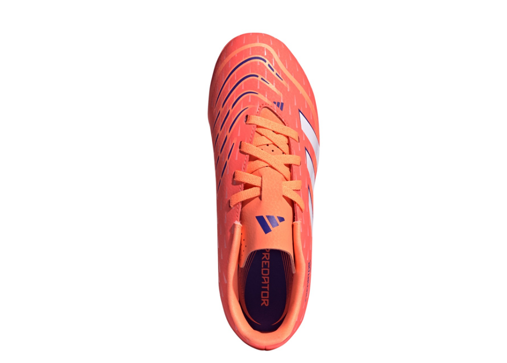 Adidas Kinder Predator Club Fußballschuh FG/MG neonorange weiß 38 2/3