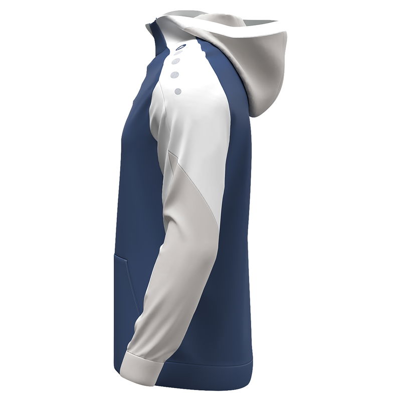 Jako Herren Dynamic Zip Dynamic Langarmtrainingsshirt blau, weiß, hellgrau