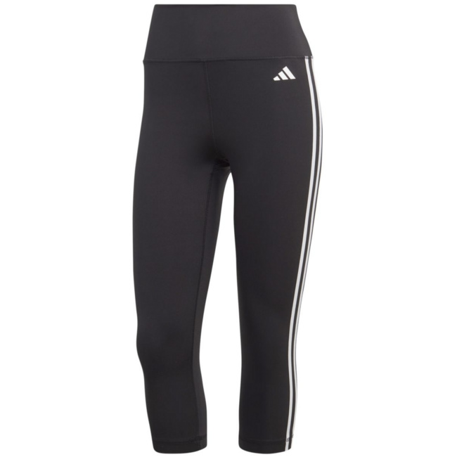 Adidas Damen Train Essentials 3-Stripes 3/4 Tight Leggings schwarz-weiß XL