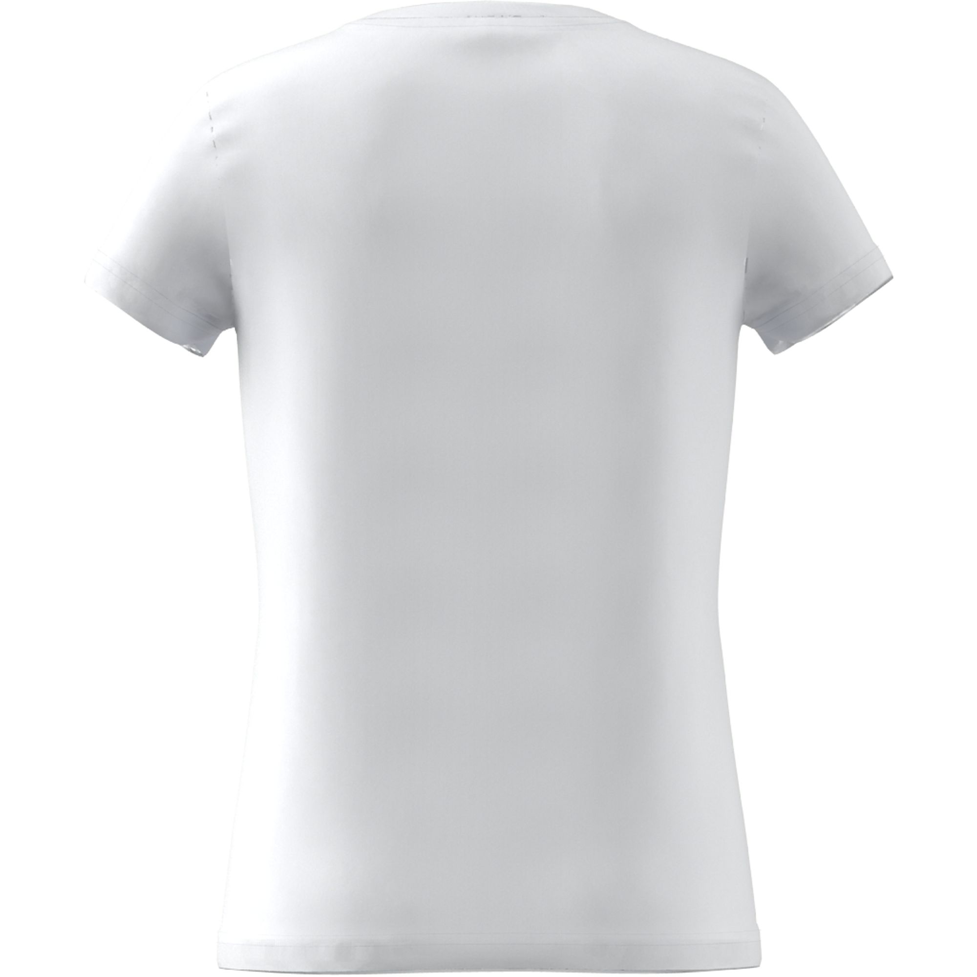 Adidas Mädchen Essentials Big Logo T-Shirt Freizeitshirt weiß-schwarz