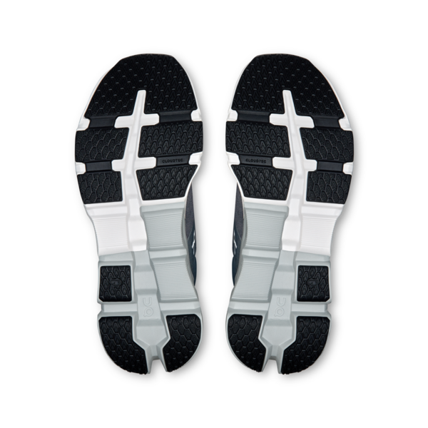 ON Herren Cloudflyer 5 Laufschuh stabiler Laufschuh grau, weiß