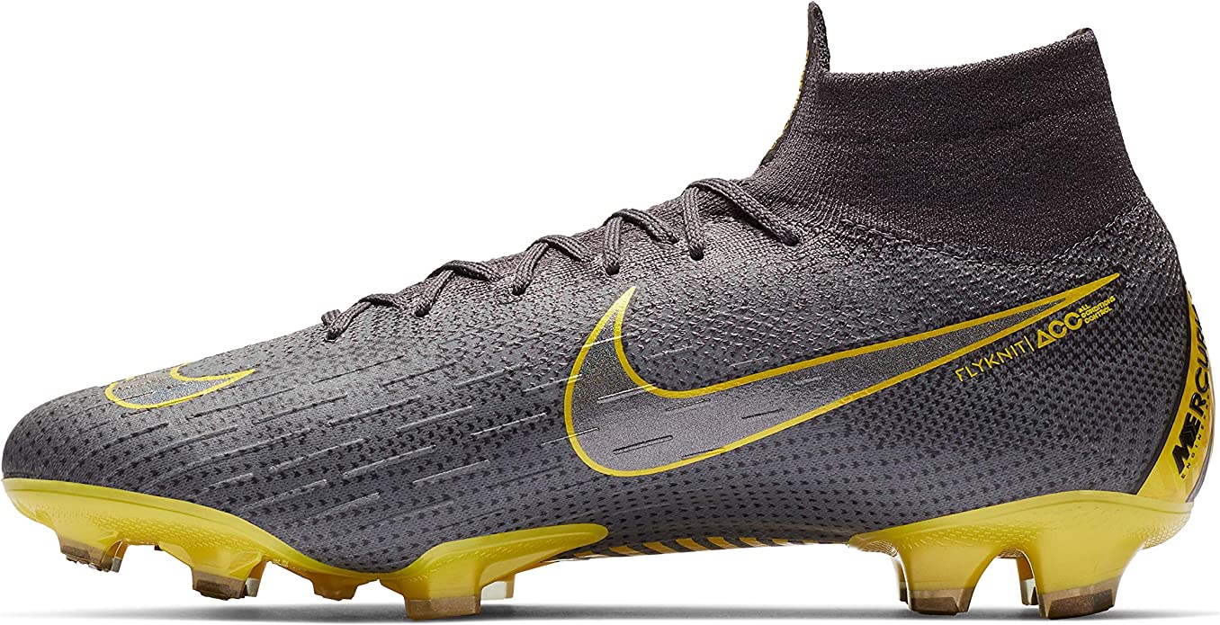 Nike Herren Superfly 6 Elite FG Fußballschuh grau-gelb 45