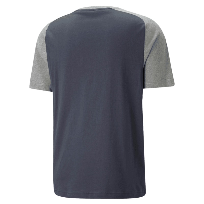 Puma Herren teamCup Casuals Tee T-Shirt Sportshirt dunkelblau XL