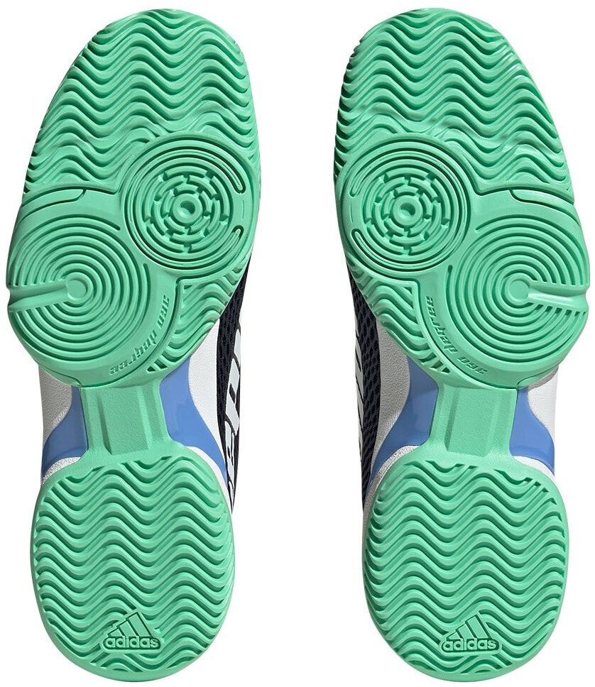 Adidas Kinder Barricade Court Tennisschuh dunkelblau-weiß-mint 38 2/3