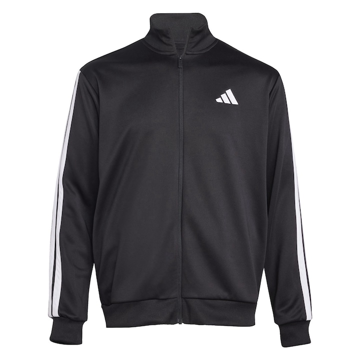 Adidas Herren 3 Streifen Trainingsanzug schwarz, weiß