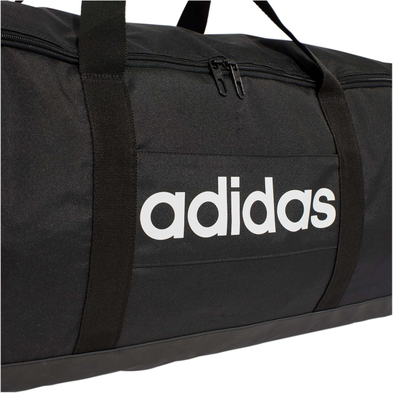 Adidas Linear Duffel Trainingstasche S schwarz weiß