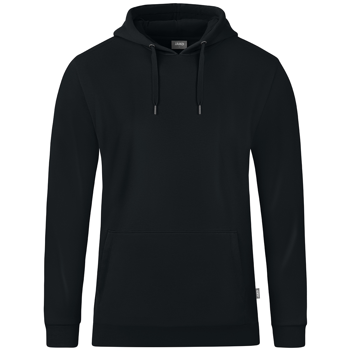 Jako Herren Organic Hoodie Kapuzenpullover schwarz XL