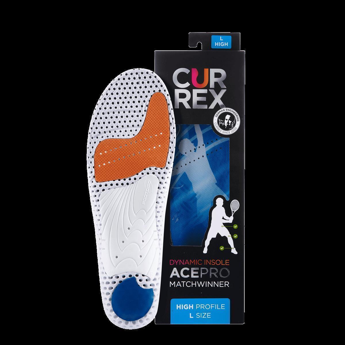 Currex Ace Pro Tennis Einlegesohle high blau XXL 47-49