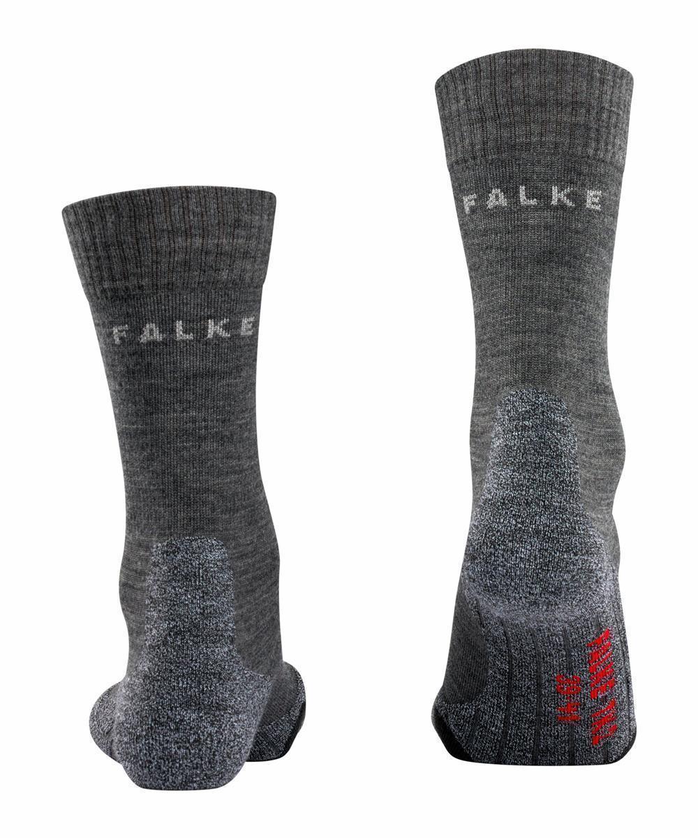 Falke Damen TK 2 Trekking Socken Outdoor Strümpfe asphalt grau 41-42