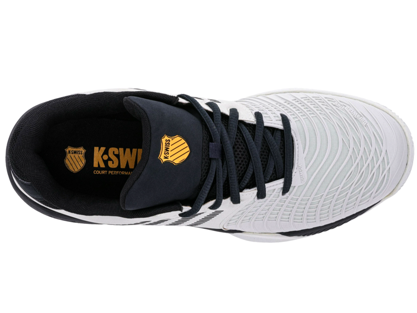 K-Swiss Herren Express Light 3 HB Sandplatz Tennisschuh grau-schwarz-orange 47