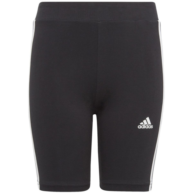 Adidas Mädchen Essential 3-Streifen Short Tight schwarz-weiß 170