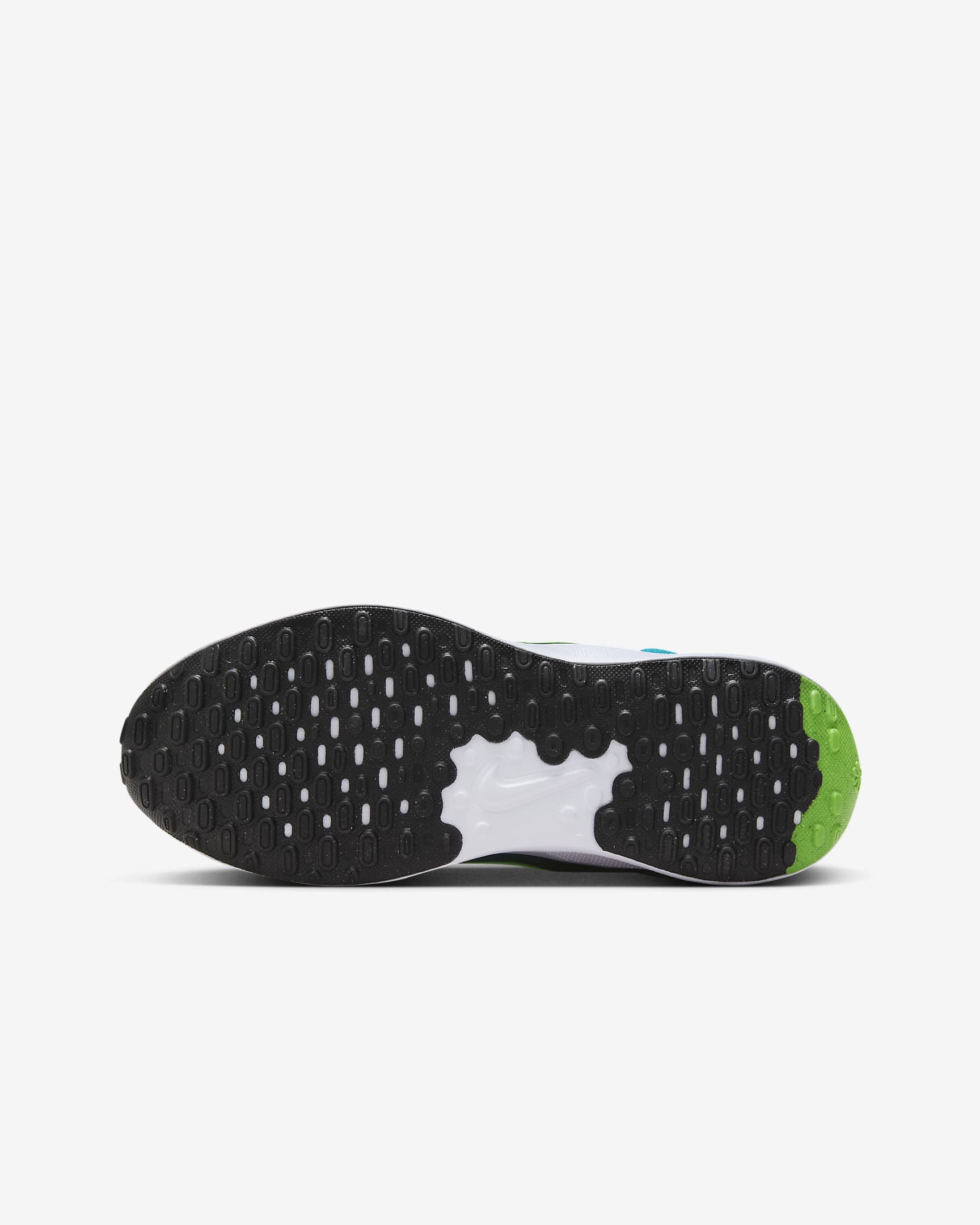 Nike Kinder Revolution 7 Laufschuh Sneaker schwarz-grün-türkis-weiß