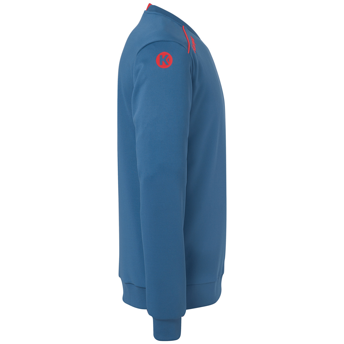 Kempa Herren Player Trainings Top Sweatshirt ice grau-fluo rot XXL