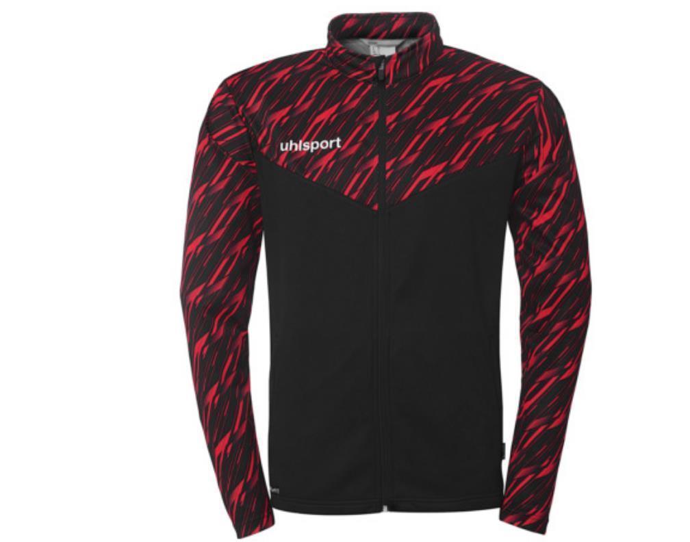 Uhlsport Herren Progressive 28 Poly Jacke schwarz rot M