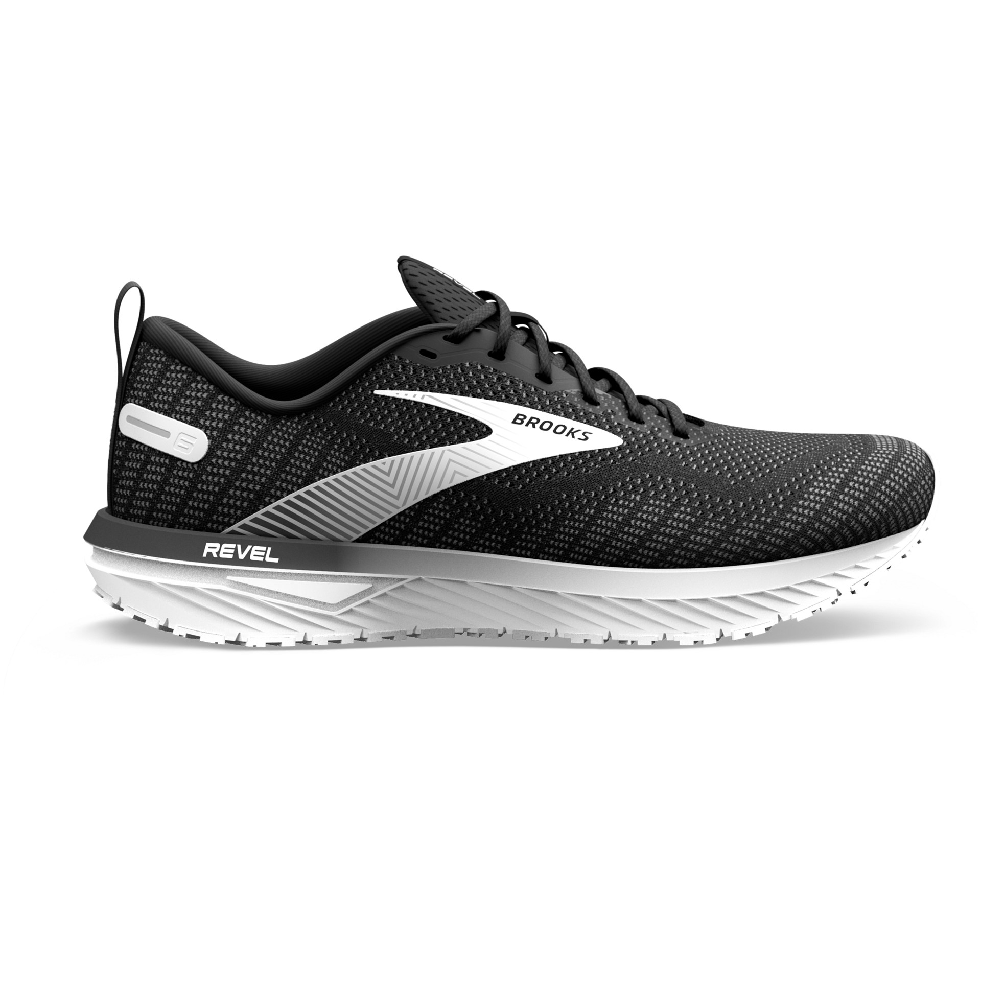 Brooks Damen Revel 6 Laufschuh schwarz-weiß 42.5