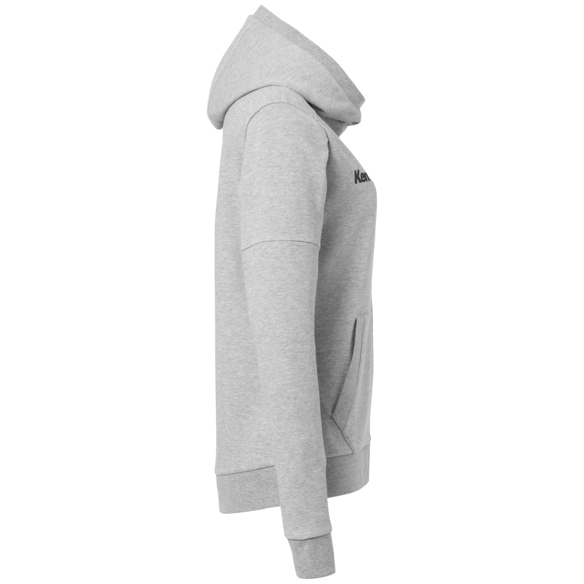 Kempa Damen Status Kapuzenjacke grau-melange XXL