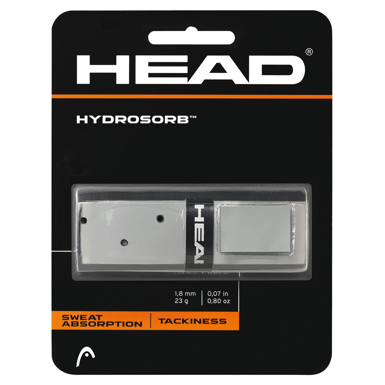 Head Hydrosorb Grip (Basisband) Griffband grau-schwarz