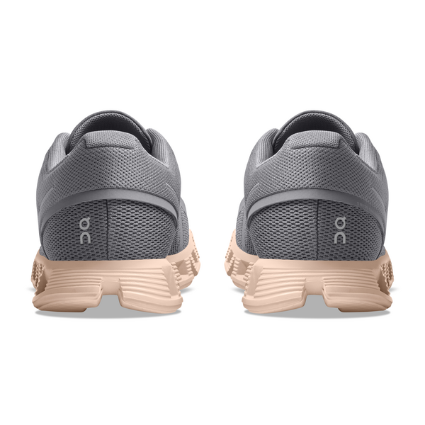 ON Damen Cloud 5 Laufschuh Freizeitschuh grau-rosa