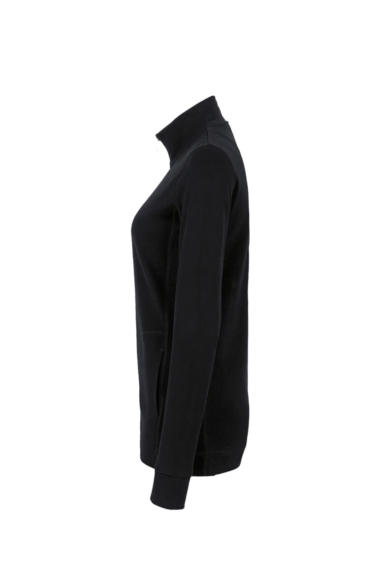 Hakro Damen Interlockjacke Freizeitjacke schwarz L