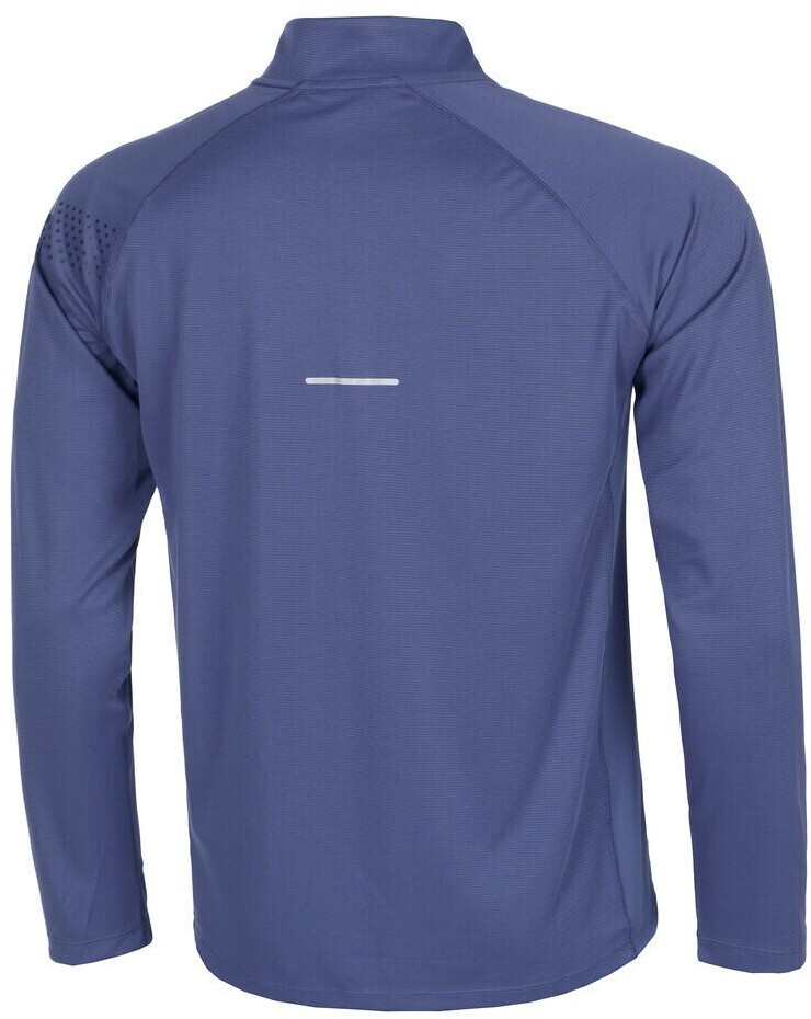 Asics Herren Icon LS 1/2 Zip Langarmshirt Trainingsshirt blau