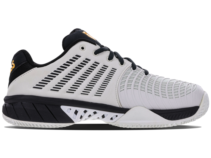 K-Swiss Herren Express Light 3 HB Sandplatz Tennisschuh grau-schwarz-orange 47