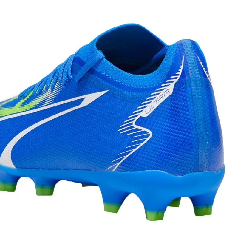 Puma Herren Ultra Match FG/AG Fußballschuh blau-weiß-grün 47