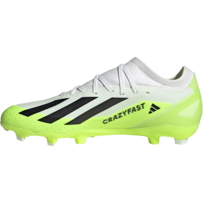 Adidas Kinder X Crazyfast 3 FG Fußballschuh grün-weiß-schwarz Adidas Herren X Crazyfast 3 Fußballschuh grün-weiß-schwarz