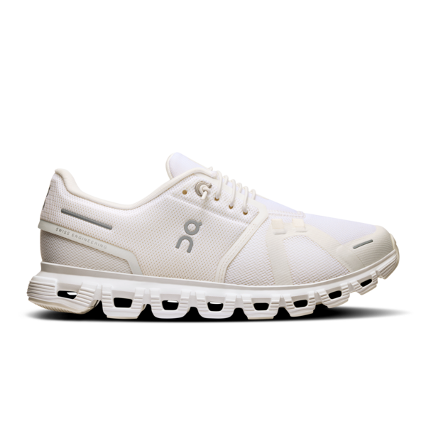 ON Damen Cloud 6 Laufschuh/ Freizeitschuh weiß