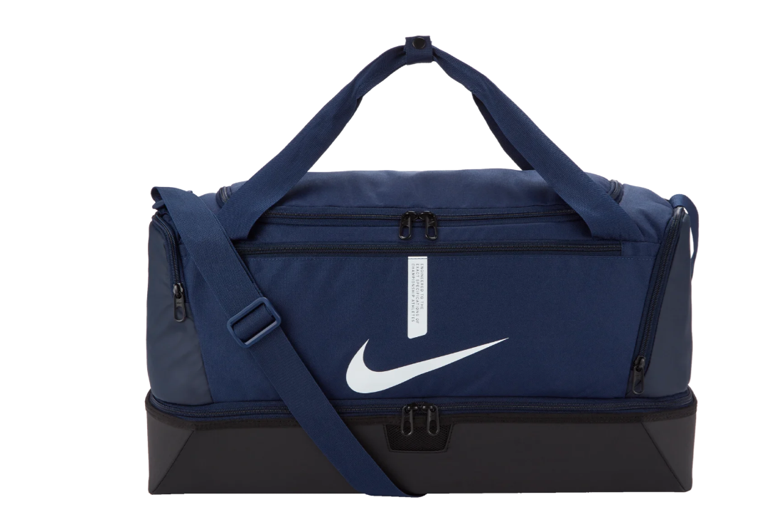 Nike Academy Team Soccer Fußballtasche Sporttasche dunkelblau-weiß