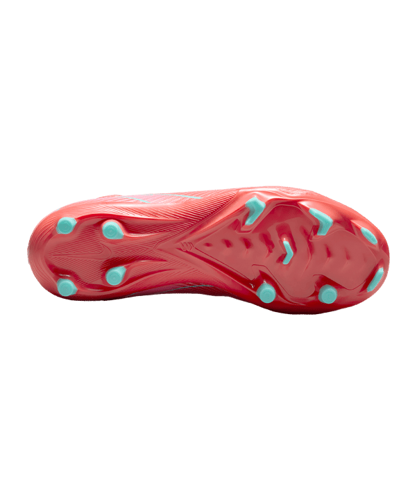 Nike Kinder Zoom Vapor 16 Academy FG/MG Fußballschuh rot, türkis, pink 38,5