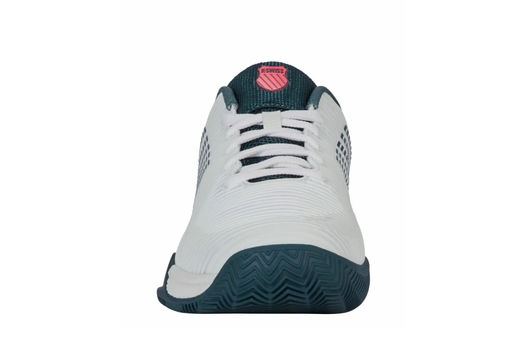 K- Swiss Herren Hypercourt Express 2 Clay Tennisschuhe Sandplatzschuh weiß, blau, pink