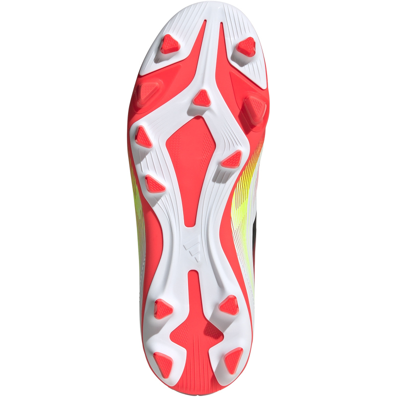 Adidas Kinder F50 Club FG/MG Fußballschuh weiß, pink, neon- gelb