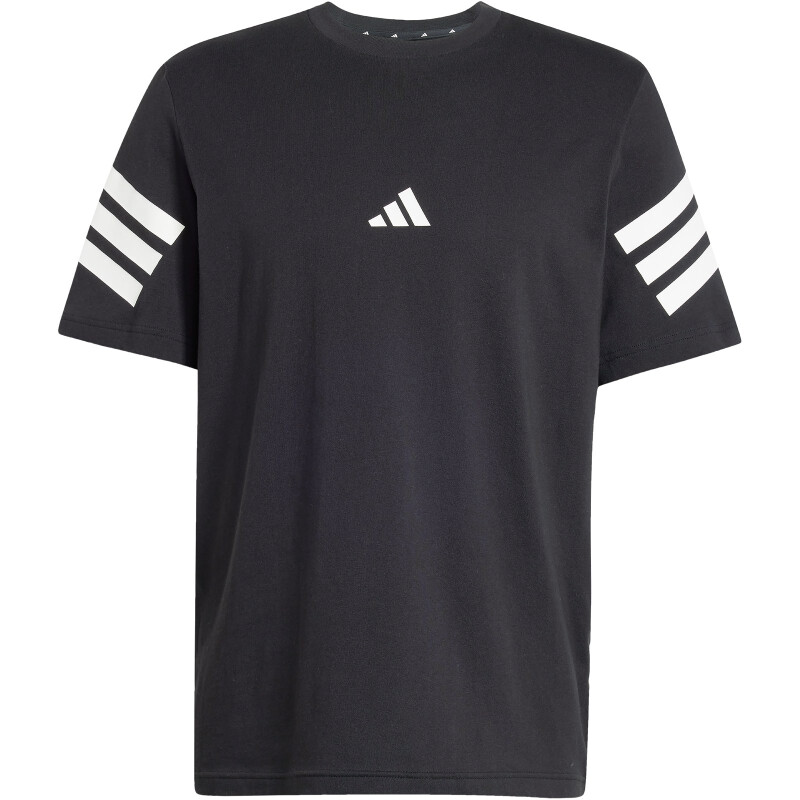 Adidas Herren Future Icons 3 Streifen T- Shirt Freizeitshirt schwarz weiß XL