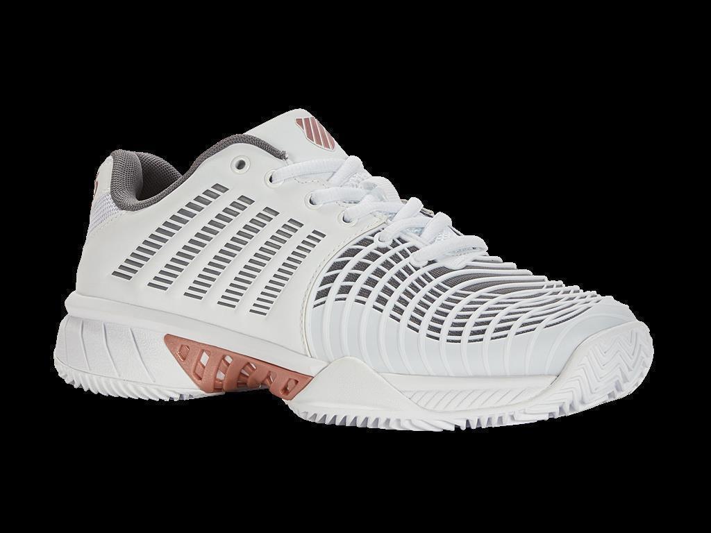 K-Swiss Damen Express Light 3 HB Sandplatz Tennisschuh grau-rosa 42