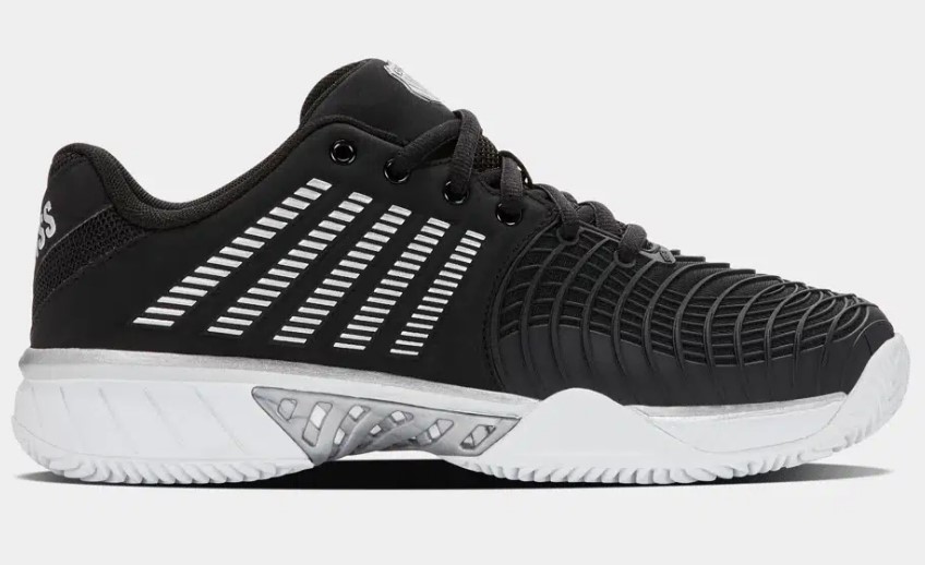 K-Swiss Damen Express Light 3 Clay Tennisschuh/Sandplatzschuh schwarz-silber 42