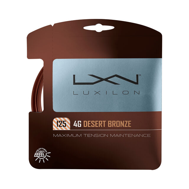 Luxilon 4G 12,2 m Saitenset desert-bronze 1,25mm