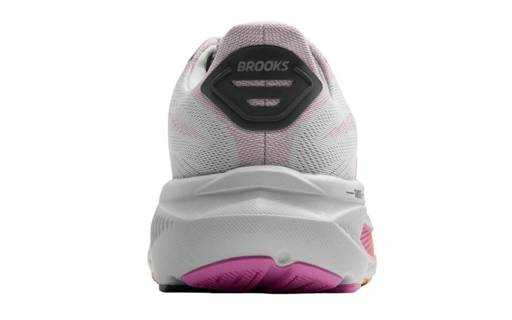 Brooks Damen Ghost 17 Laufschuh neutraler Laufschuh hellgrau orange pink 42,5