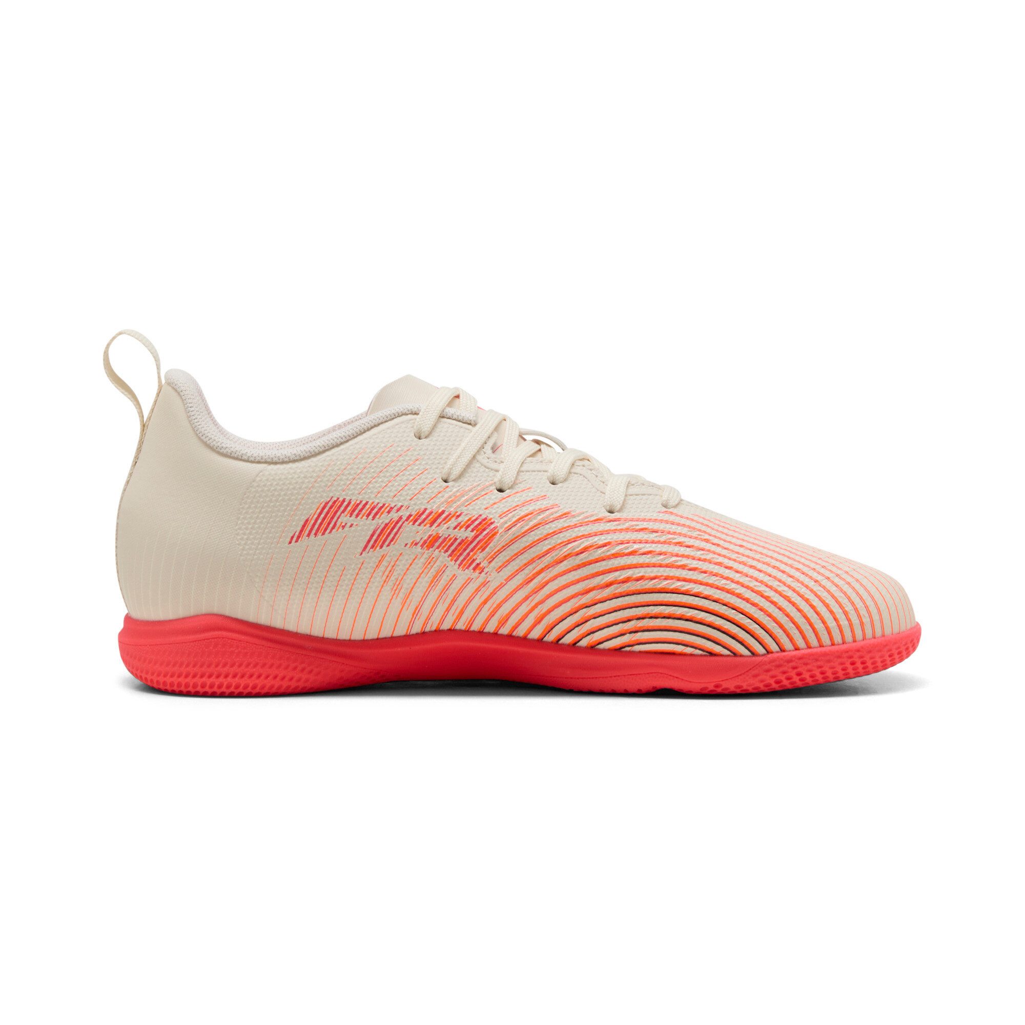 Puma Kinder Future 9 Play IT Jr Hallenfußballschuh weiß-rot 38